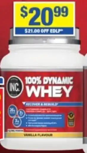 My Chemist Inc. 100% Dynamic Whey offer