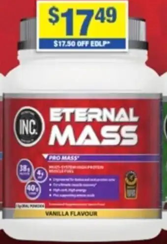 Inc. 100% Dynamic Eternal Mass