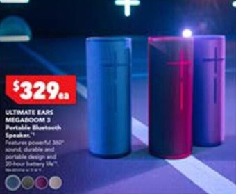 Ultimate Ears MegaBoom 3 Portable Bluetooth Speaker