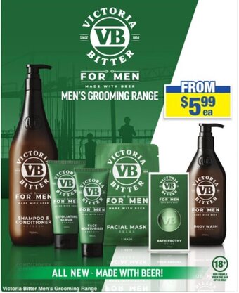 Victoria Bitter Men's Grooming Range