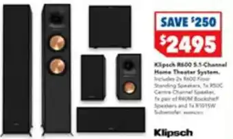 Klipsch R600 5.1-Channel Home Theater System.
