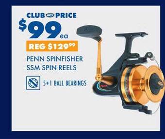 BCF Penn spinfisher ssm spin reels offer