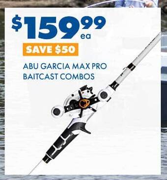 BCF Abu garcia max pro baitcast combos offer