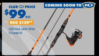 BCF Okuma jaw spin combos offer