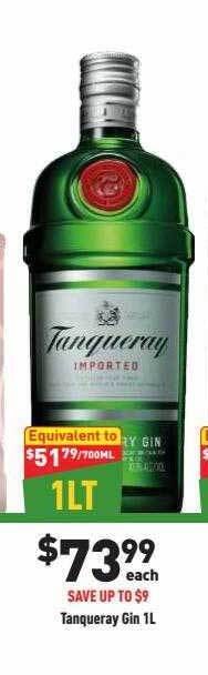 Liquor Legends Tanqueray gin offer