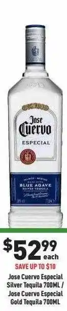 Liquor Legends Jose cuervo especial silver tequila - jose cuervo especial gold tequila offer