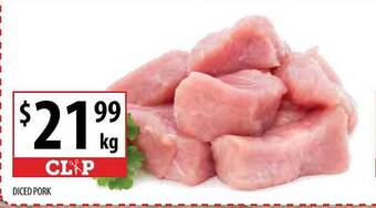 Supabarn Diced pork offer