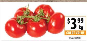 Supabarn Truss tomatoes offer