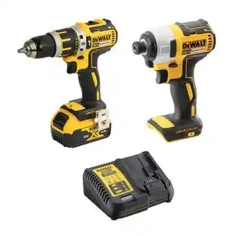 Mitre 10 Dewalt 5.0ah 18v xr brushless combo kit - 2 piece dck2032p1-xe offer