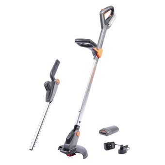 Mitre 10 Yard force garden 12v trimmer & hedge trim kit offer