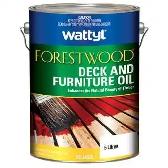 Wattyl forestwood ob deck & furniture oil natural 5l