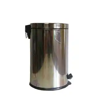 Queen pedal bin stainless steel 20l