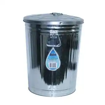 Mitre 10 Queen galvanised rubbish bin 55l offer