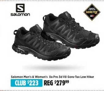 Salomon men's & women's xa pro 3d v8 gore-tex low hiker