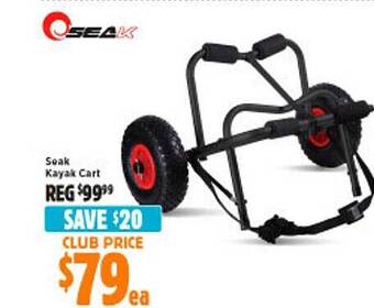 Anaconda Seak kayak cart offer