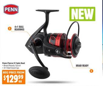 Anaconda Penn fierce iv spin reel offer