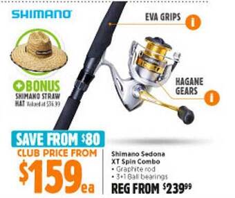 Anaconda Shimano sedona xt spin combo offer