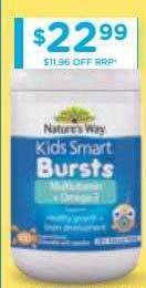 Chemist Warehouse Natures way kids smart bursts offer