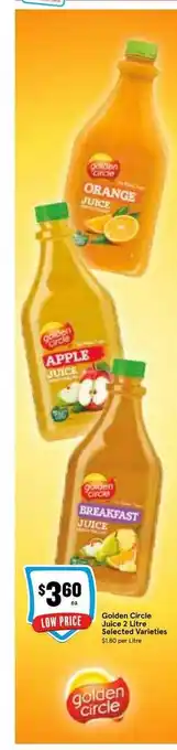 Ritchies Goldon circle juice 2 litre offer
