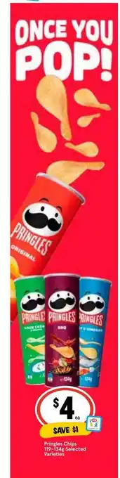 Ritchies Pringle chips 119-134g offer