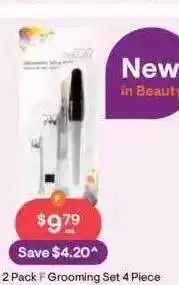 Discount Drug Stores 2 pack grooming set 4 piece offer