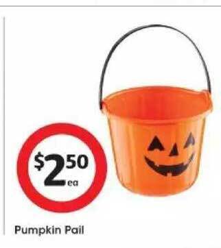 Coles Pumpkin pail offer