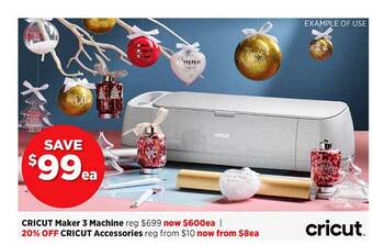 Spotlight Cricut maker 3 machine offer