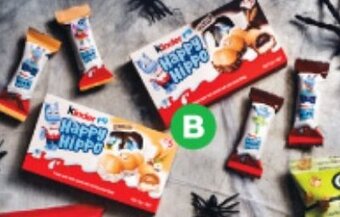 Woolworths Kinder Happy Hippo 103.5g Pk 5 offer