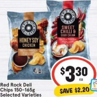 IGA Red Rock Deli Chips 150-165 g offer