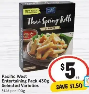 IGA Pacific West Entertaining Pack 430 g offer