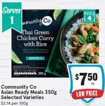 IGA Community Co Asian Ready Meals 350 g offer