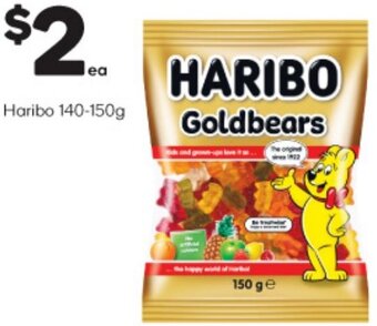 Woolworths Haribo 140-150g offer