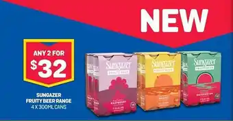 Sungazer fruity beer range