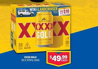 Bottlemart Xxxx gold offer