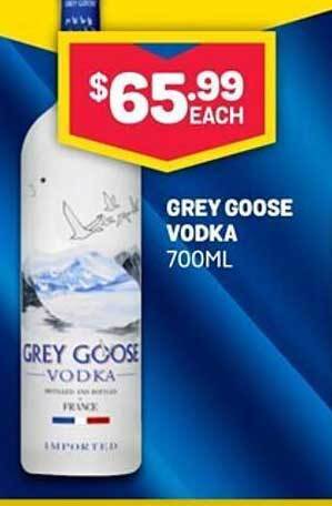 Bottlemart Grey goose vodka offer
