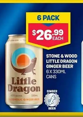 Stone & wood little dragon ginger beer