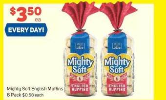 Mighty soft english muffins
