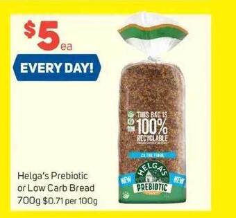 Helga's prebiotic or low carb bread