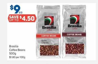 Foodland Brasilia coffee beans offer