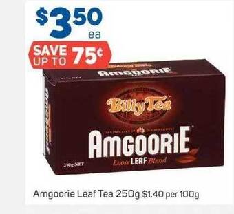 Foodland Amgoorie leaf tea offer