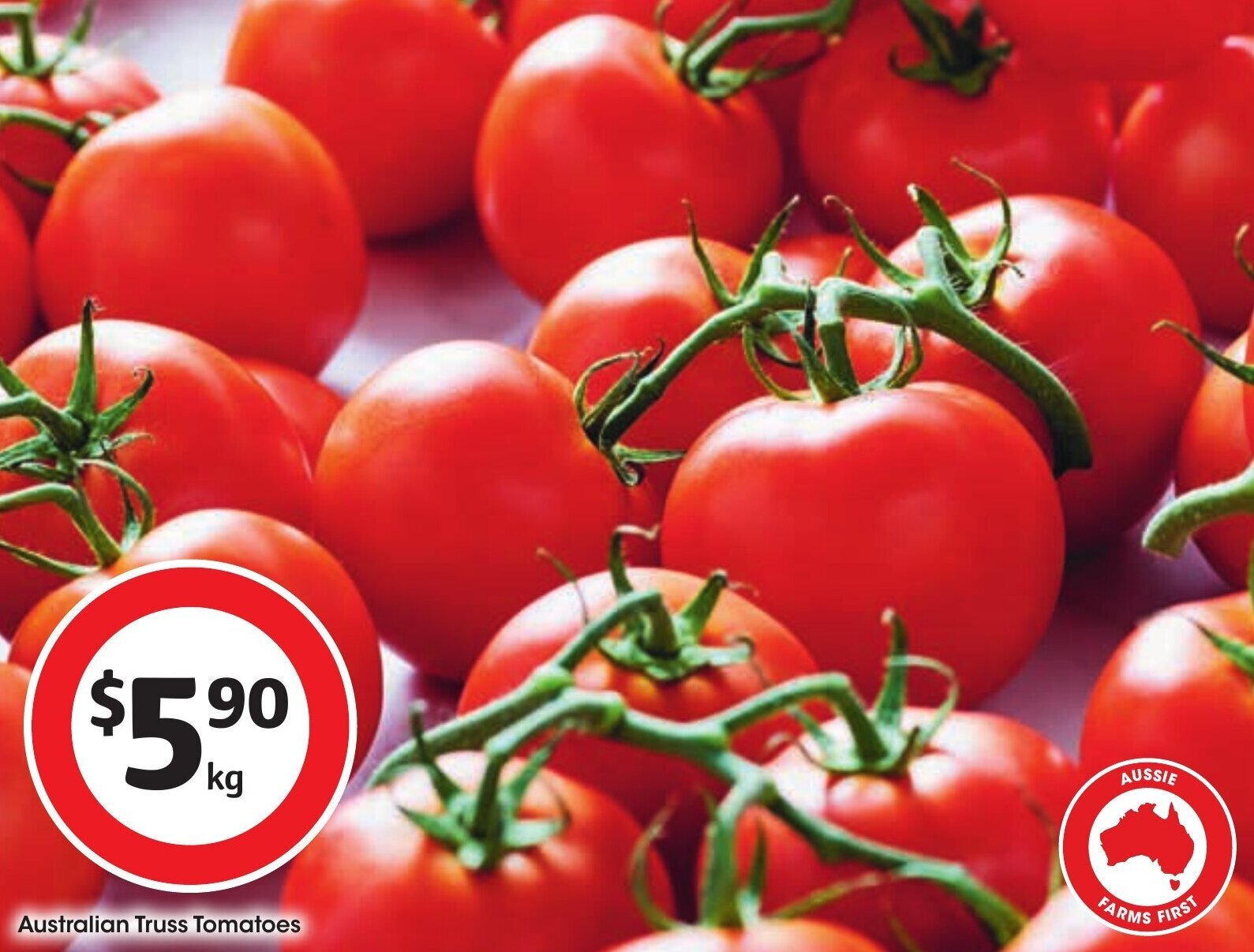 Australian Truss Tomatoes offer at Coles
