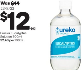 Eureka Eucalyptus Solution 500ml