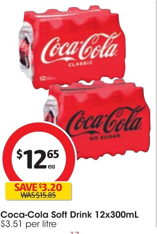 12 X 300ml Coke