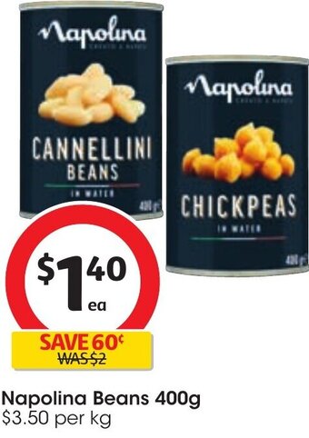 Coles Napolina Beans 400g offer