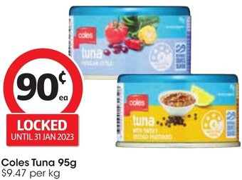 Coles Tuna 95g