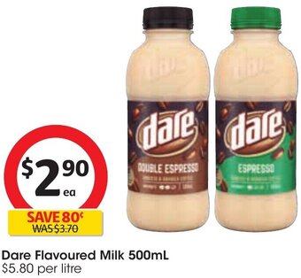 Coles Dare Flavoured Milk 500ml offer