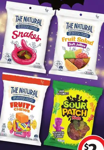Coles The Natural Confectionery Co. Or Sour Patch Medium Bag 180g-230g offer