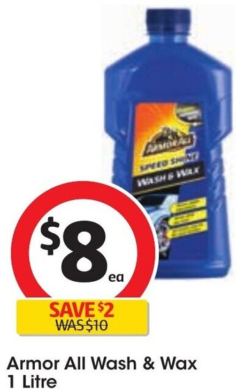 Coles Armor all Wash & Wax 1 Litre offer