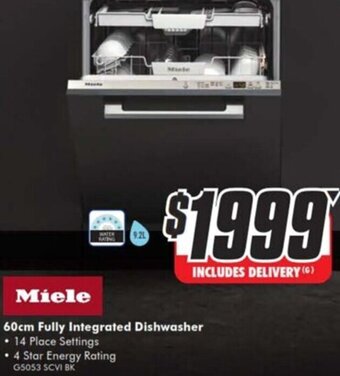 The Good Guys 60cm Fully Integrated Dishwasher offer