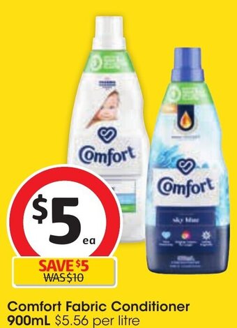 Coles Comfort Fabric Conditioner 900ml offer